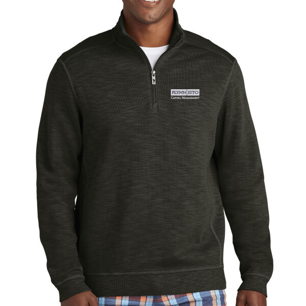 Embroidered Flynn Zito - Tobago Bay 1/2 Zip Thumbnail